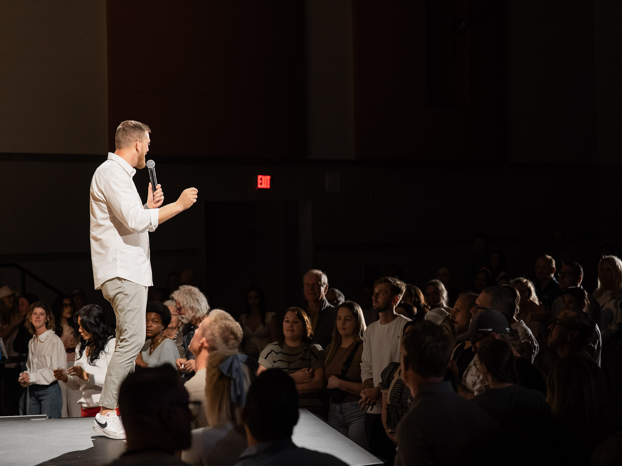 Pastor Chad teaching at Legacy Church